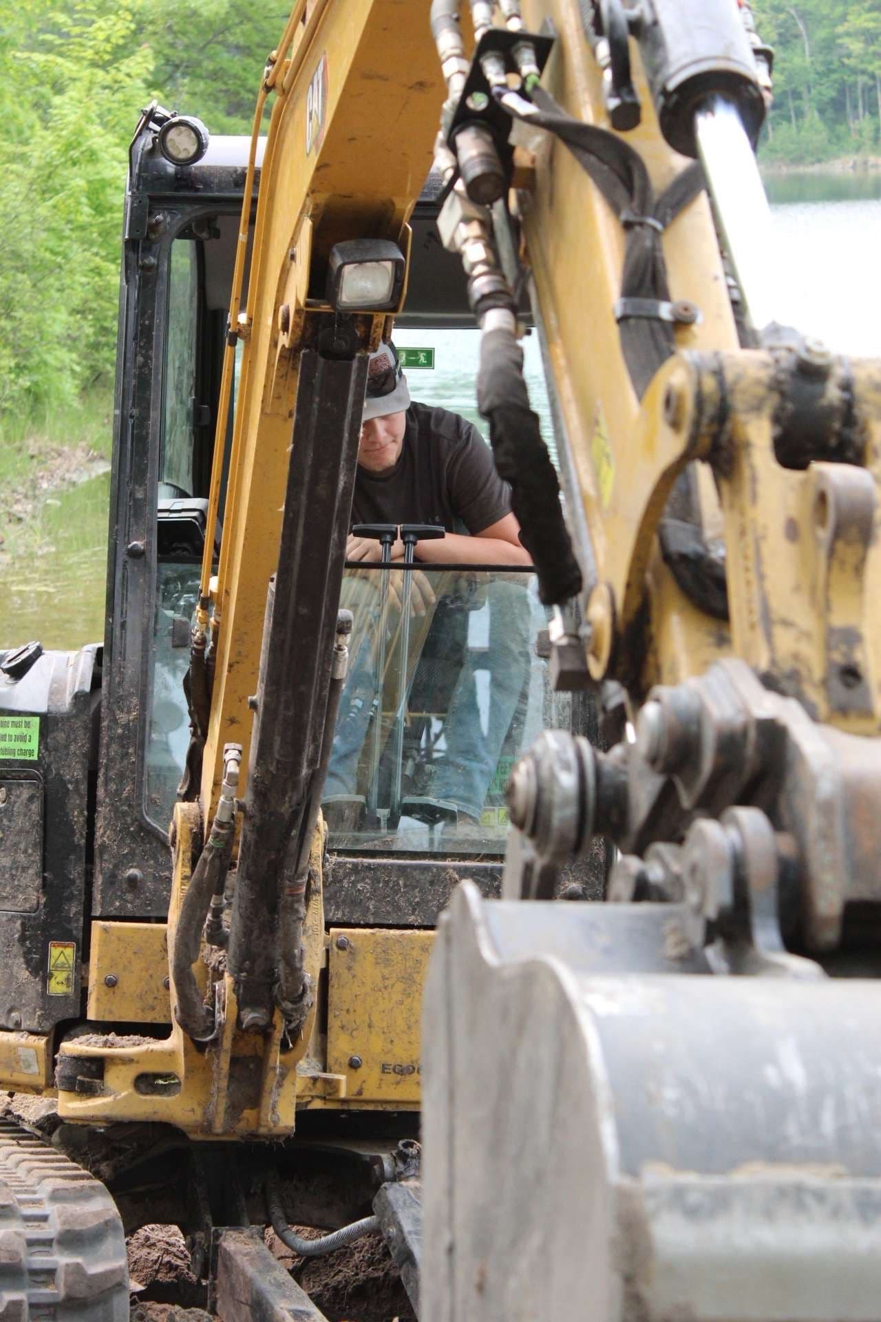 Gallery photos for Strong Stone Steps and Boulder Walls Near the Water at Tectonic Outdoors: Image #2